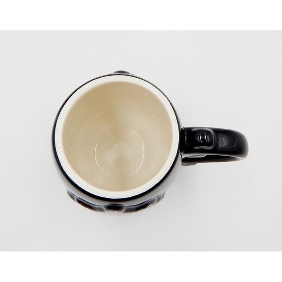 Harry Potter Embossed Slytherin House 3D Crest Ceramic Mug Black Warner Bros - Picture 5 of 8